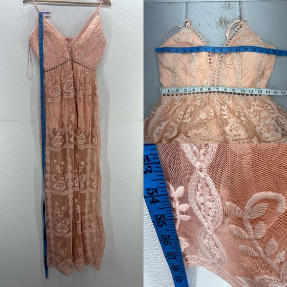 NWOT LACED CROCHET DRESS SIZE M - Picture 15 of 16